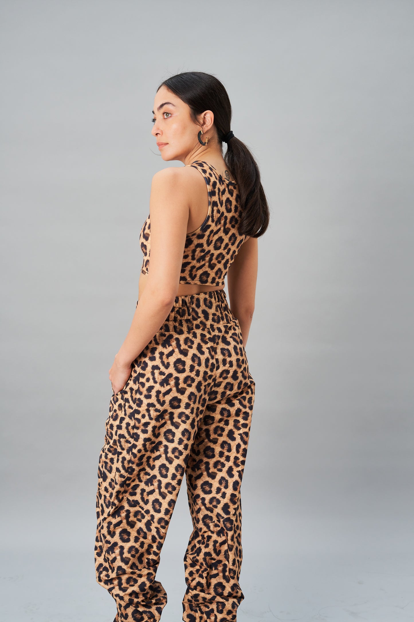 Cheetah High Waist Waterproof Jogger